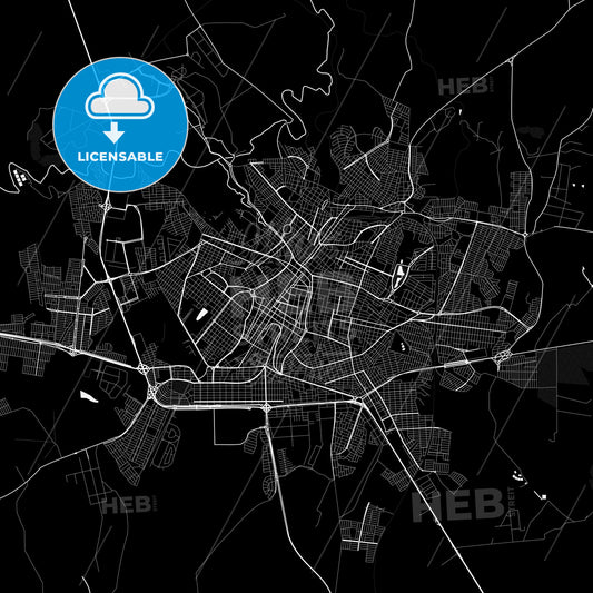 Uberaba, Brazil PDF map