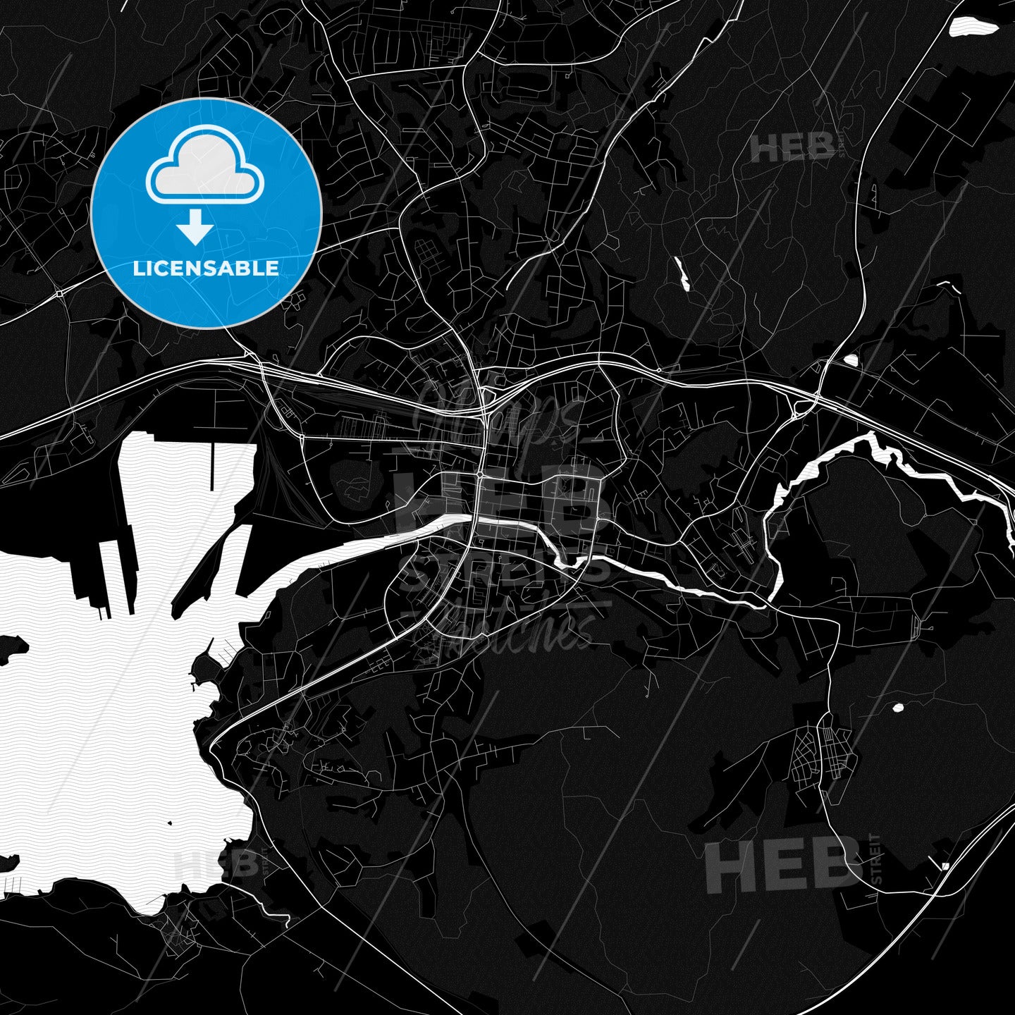 Uddevalla, Sweden PDF map