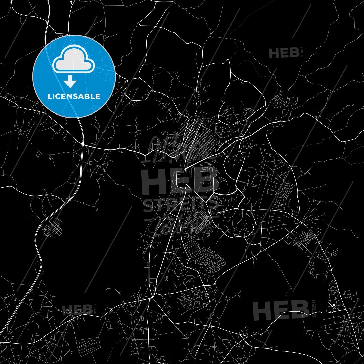 Umuahia, Nigeria PDF map