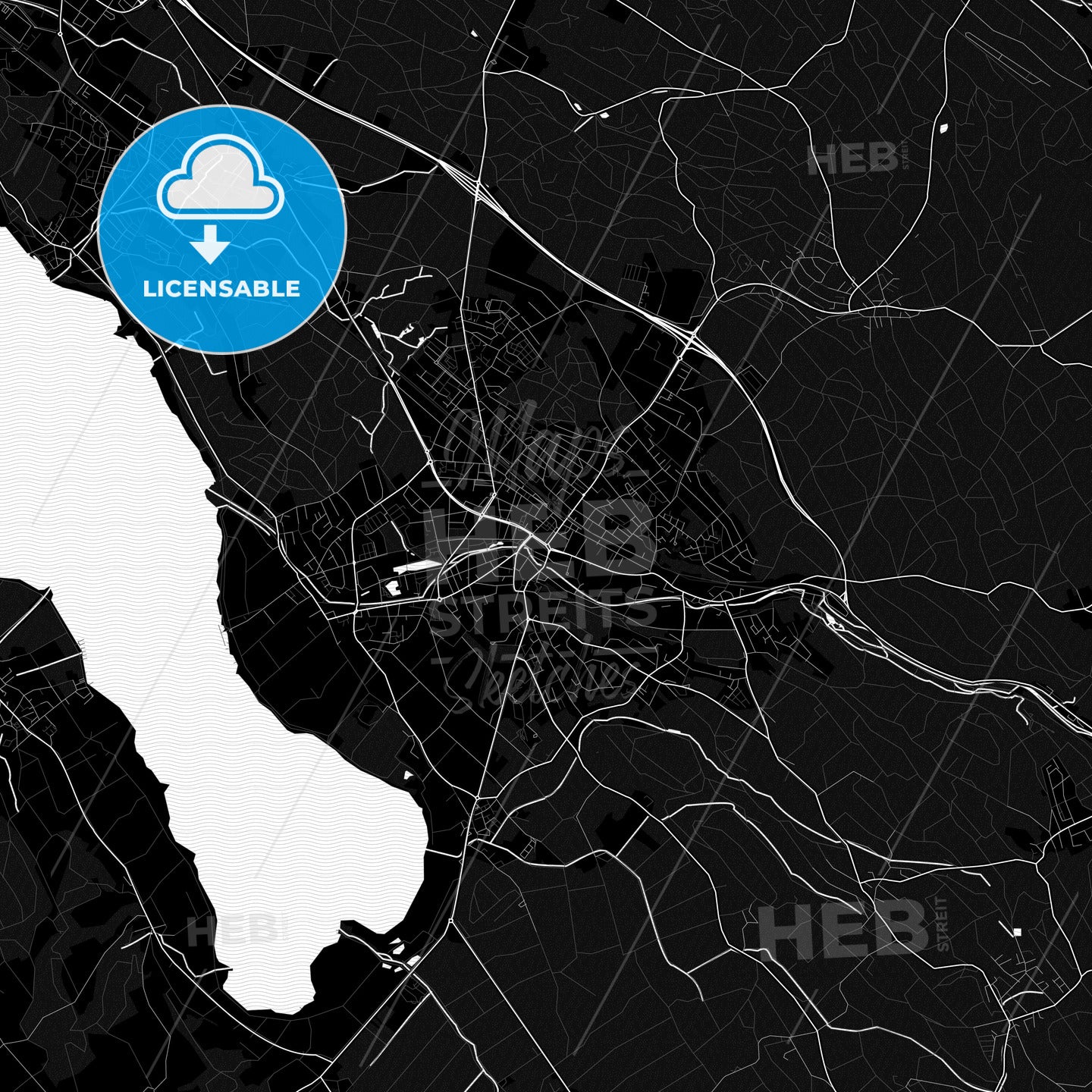 Uster, Switzerland PDF map