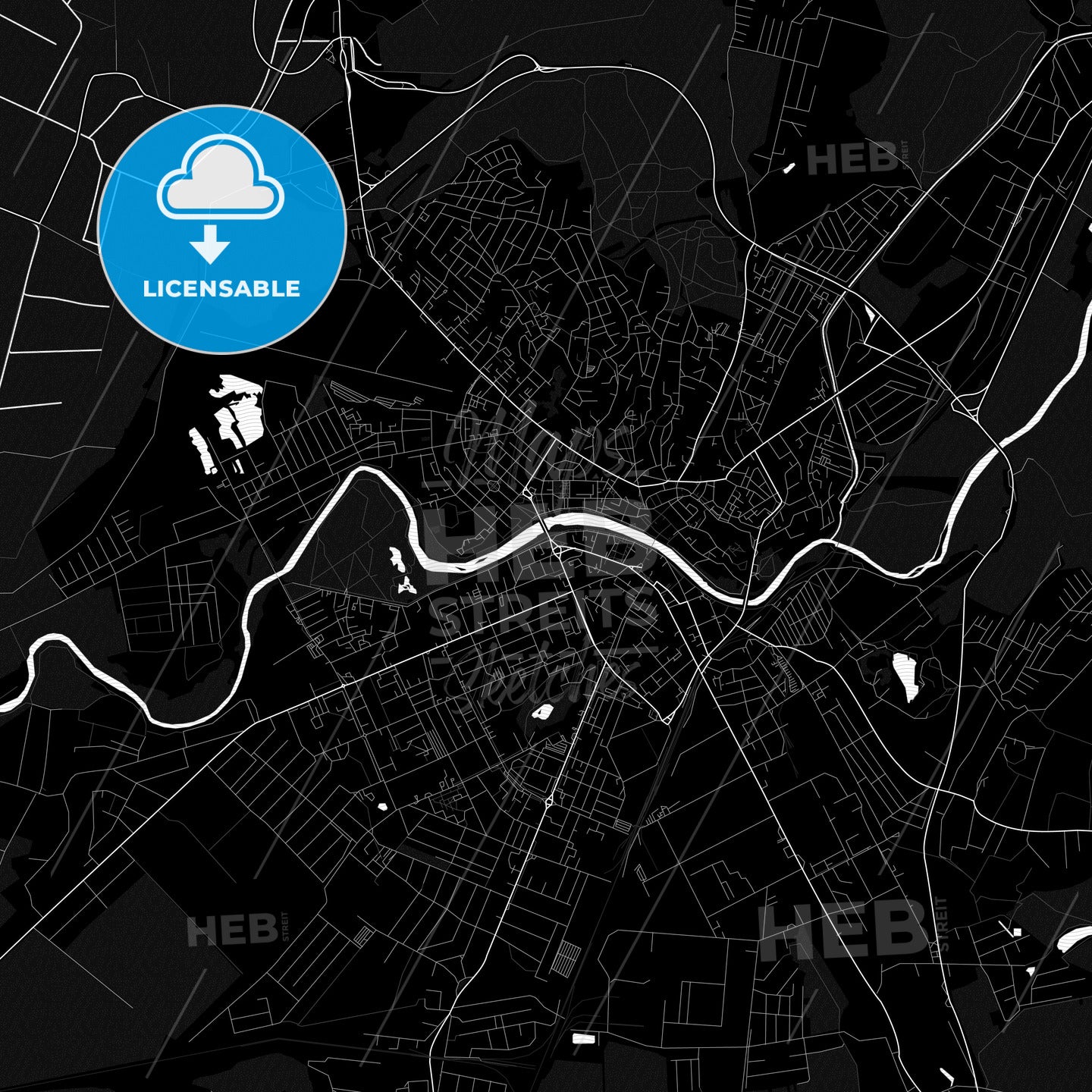 Uzhhorod, Ukraine PDF map