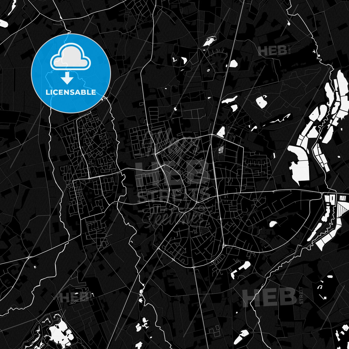 Valkenswaard, Netherlands PDF map