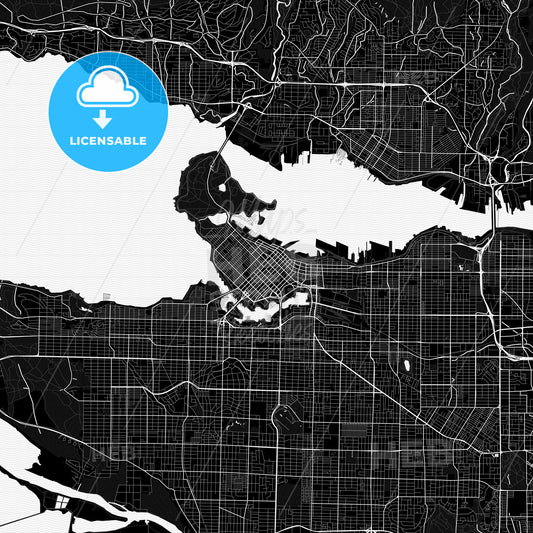 Vancouver, Canada PDF map