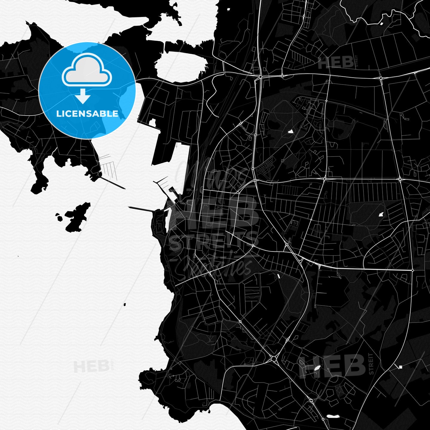 Varberg, Sweden PDF map