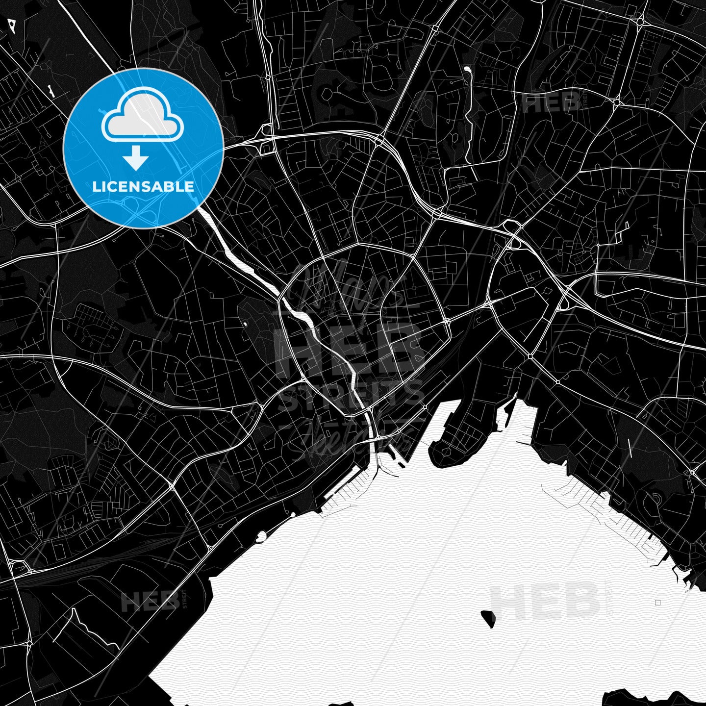 Västerås, Sweden PDF map