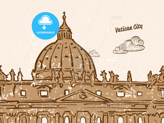 Vatican City Greeting Card – instant download