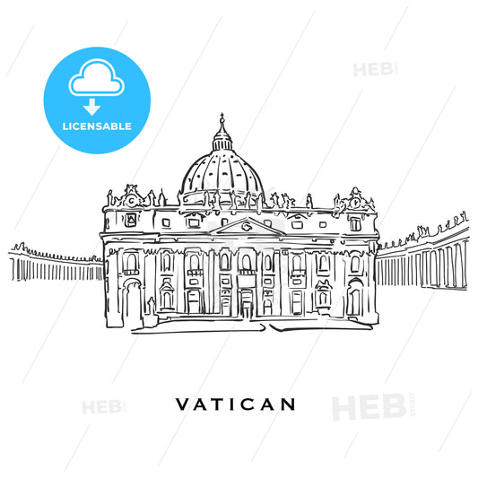 Vatican famous architecture – instant download