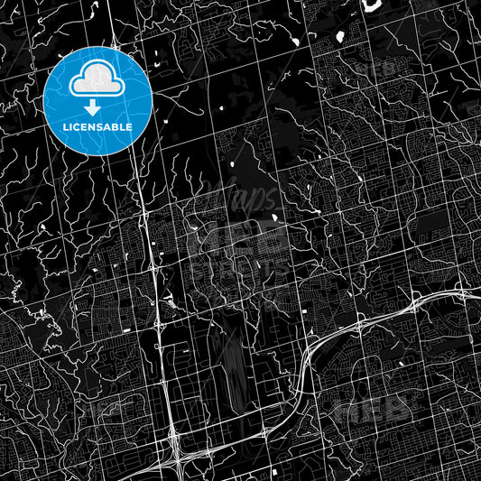 Vaughan, Canada PDF map