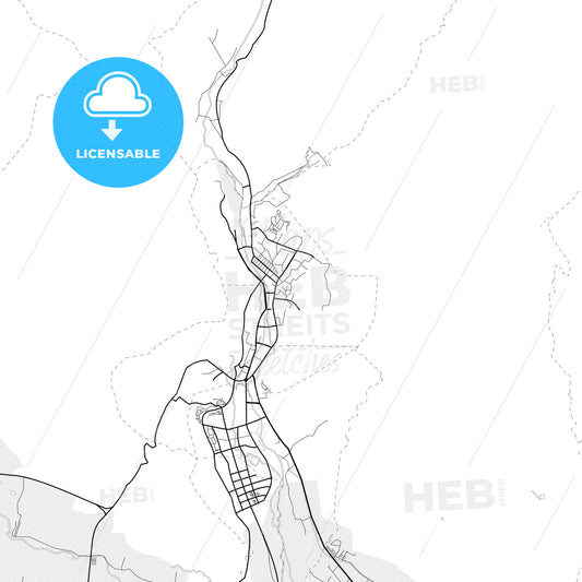 Vector PDF map of Altay, China