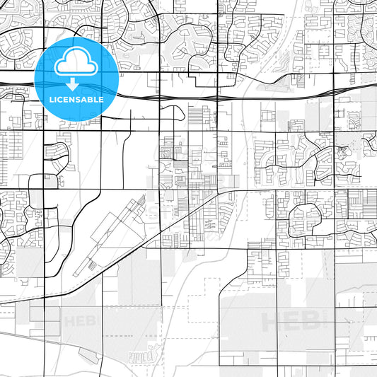 Vector PDF map of Avondale, Arizona, United States