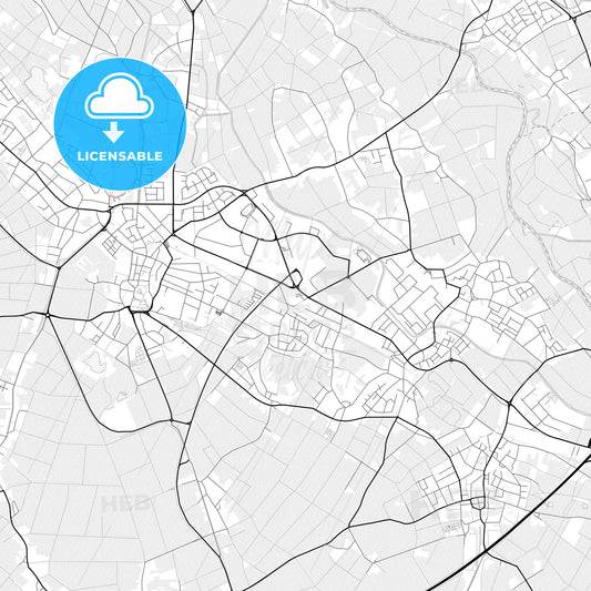 Vector PDF map of Heinsberg, Germany