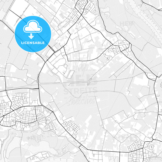 Vector PDF map of Lingewaard, Netherlands