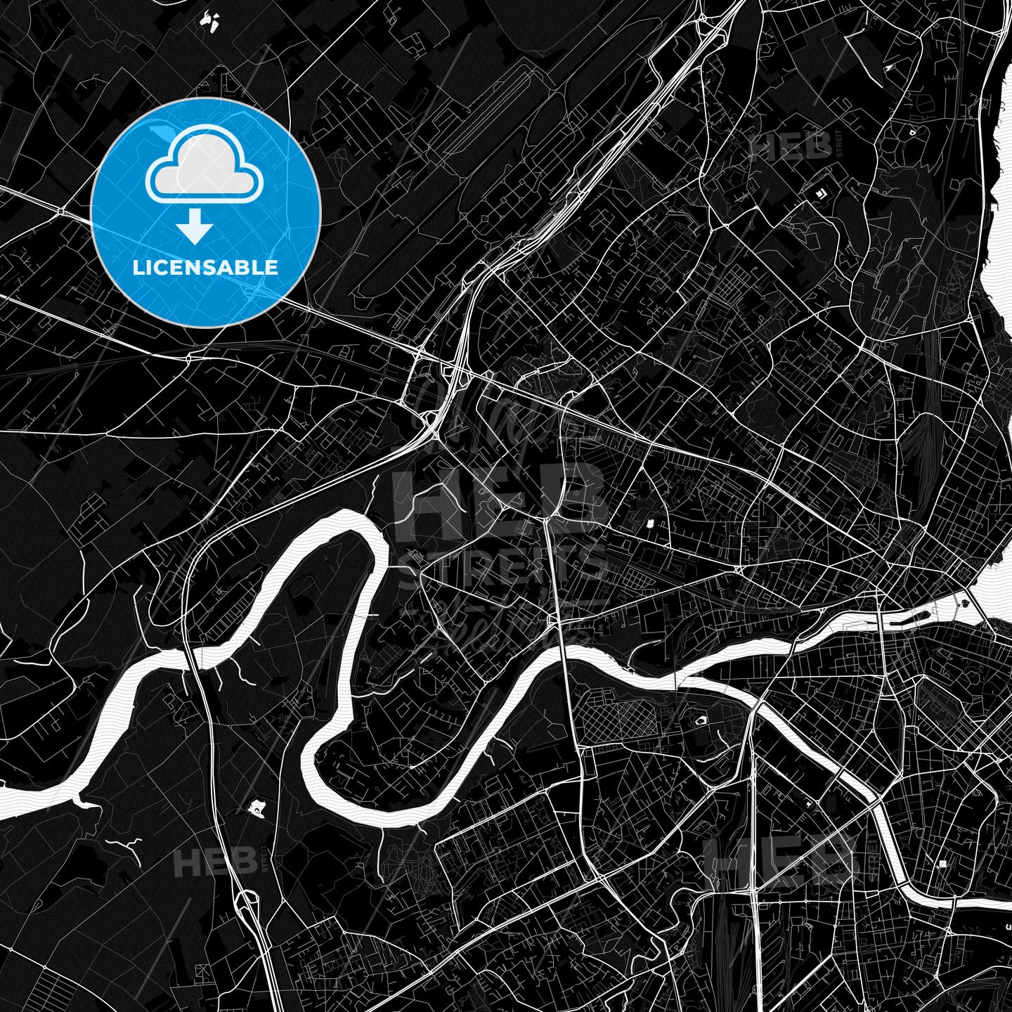 Vernier, Switzerland PDF map