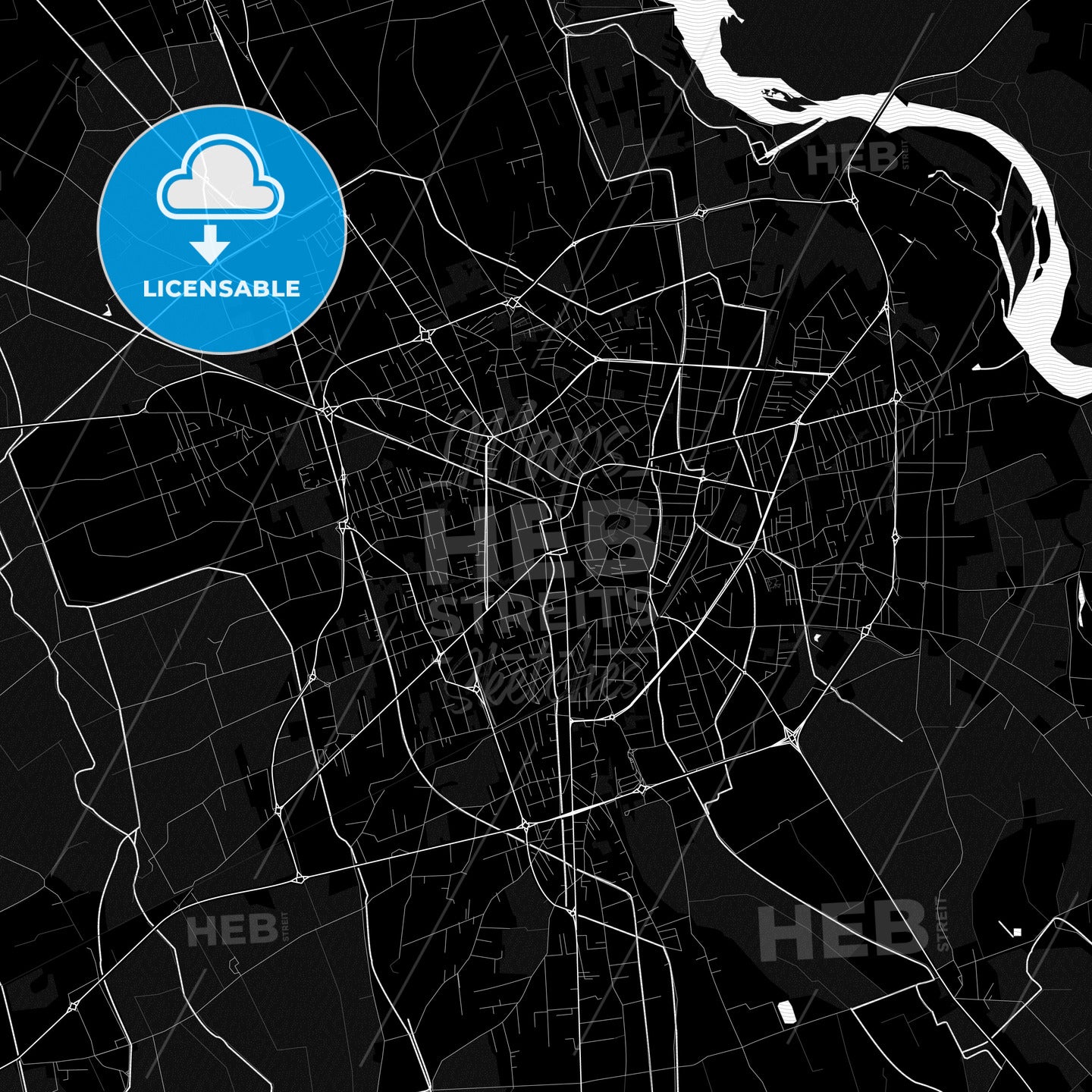 Vigevano, Italy PDF map