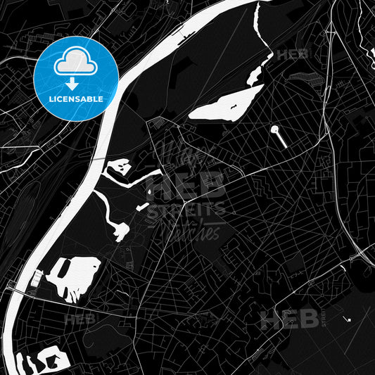 Vigneux-sur-Seine, France PDF map