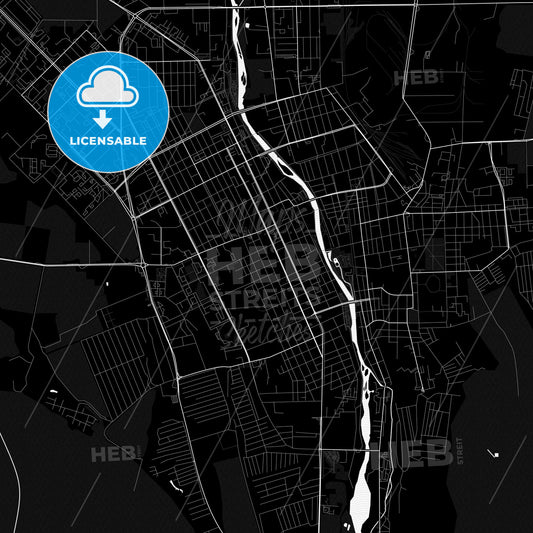 Vladikavkaz, Russia PDF map