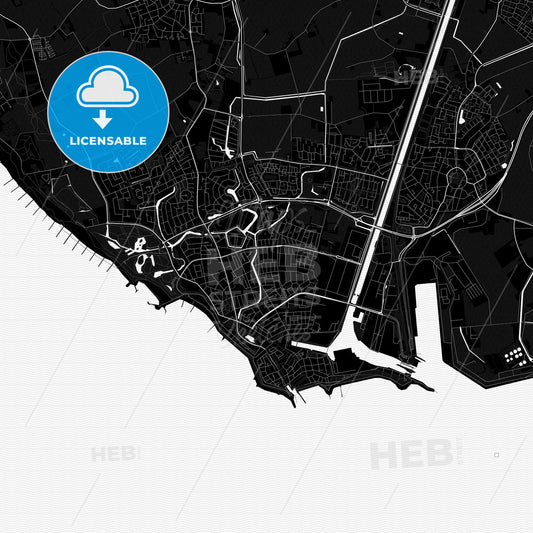 Vlissingen, Netherlands PDF map