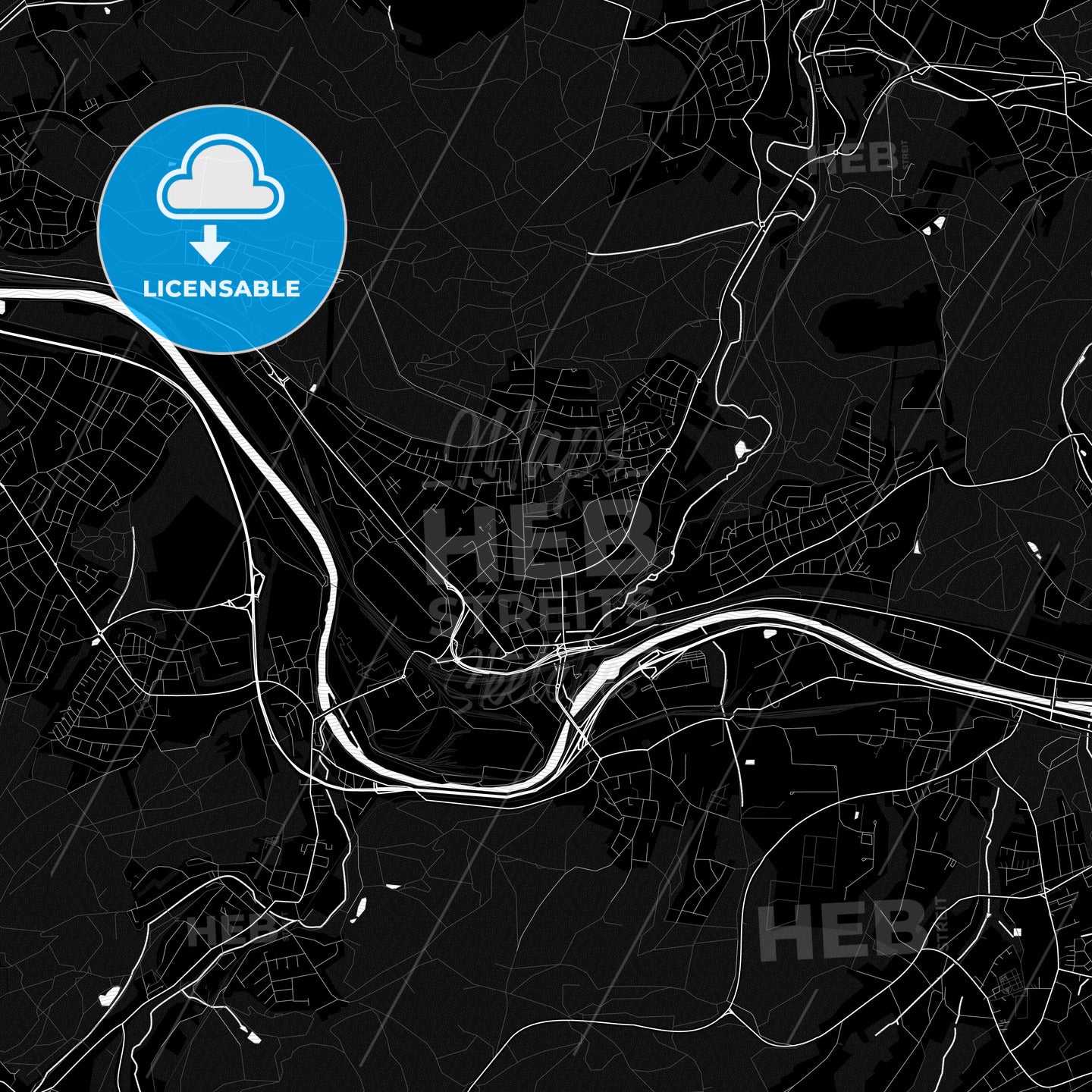 Volklingen, Germany PDF map