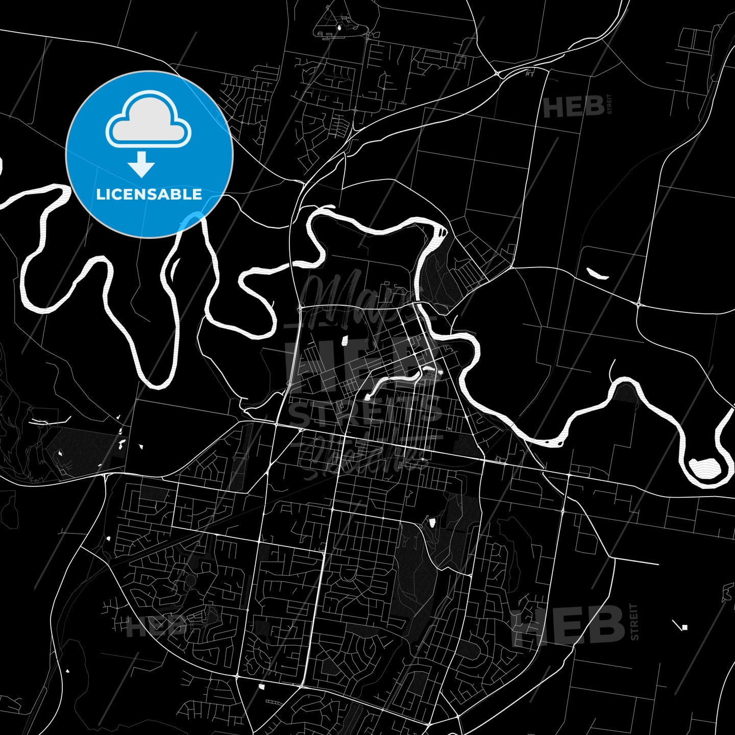 Wagga Wagga, Australia PDF map