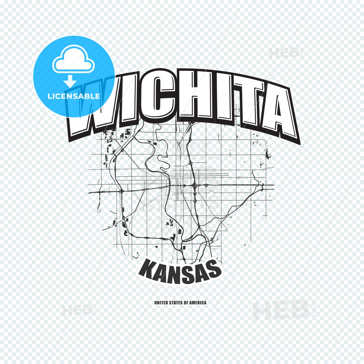 Wichita, Kansas, Logo Artwork – HEBSTREITS