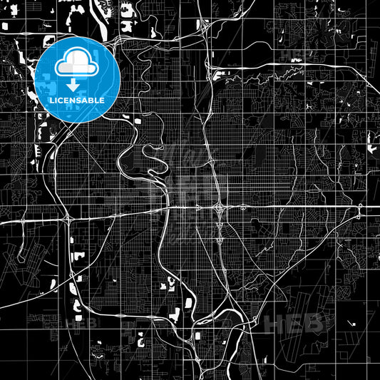Wichita, Kansas, United States, PDF map