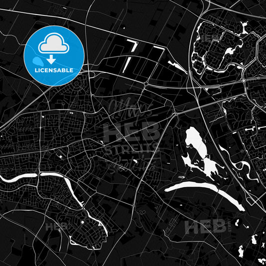 Wijchen, Netherlands PDF map