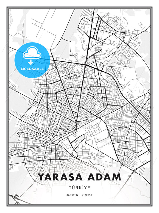 YARASA ADAM / Batman, Turkey, Modern Print Template in Various Formats - HEBSTREITS Sketches