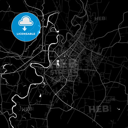 Yala, Thailand PDF map