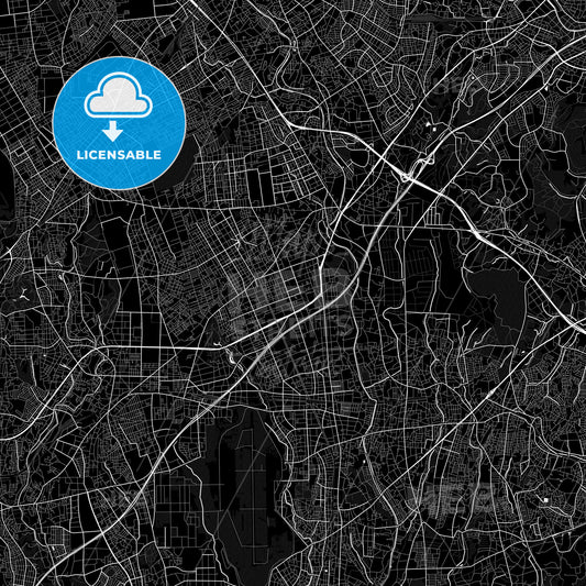 Yamato, Japan PDF map