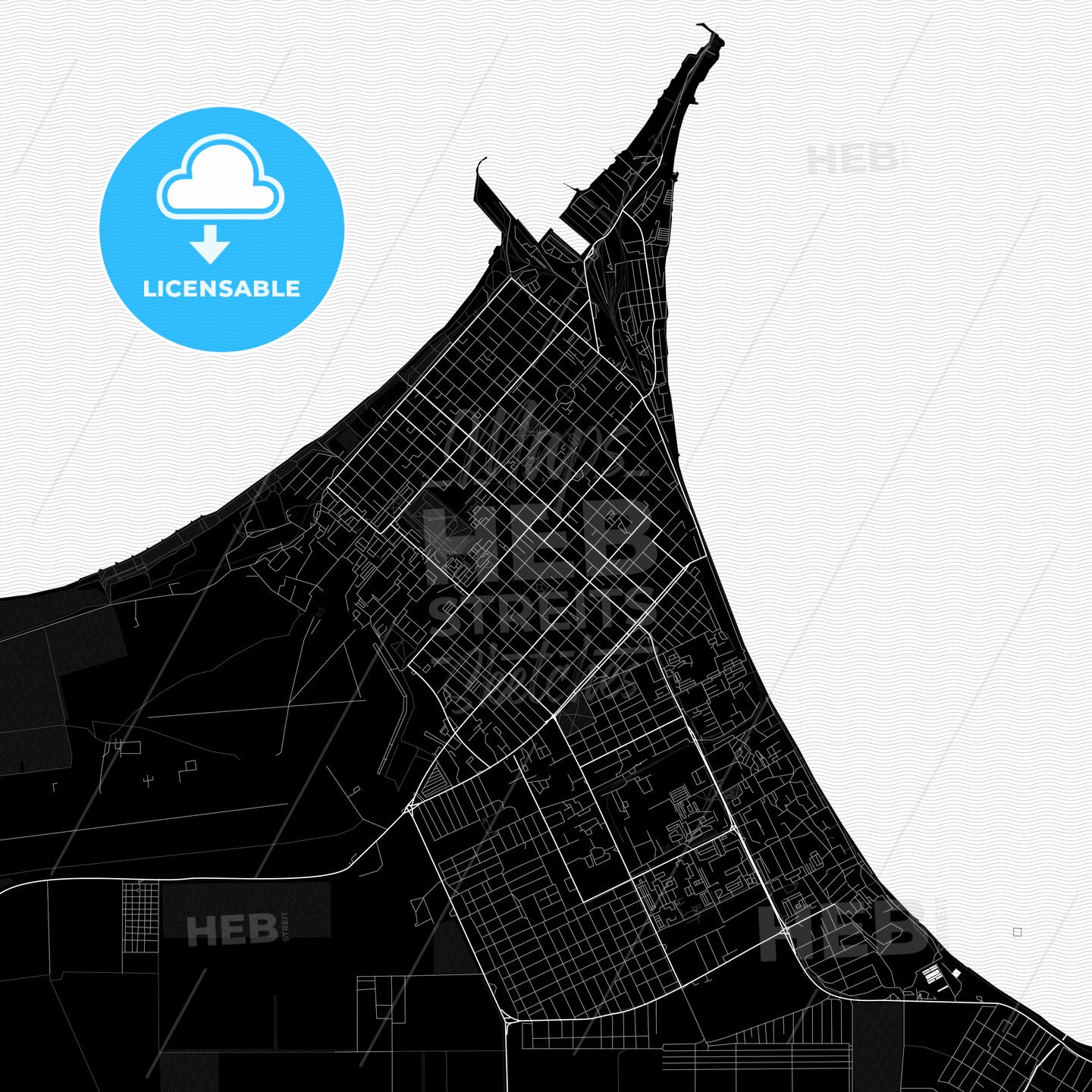 Yeysk, Russia PDF map