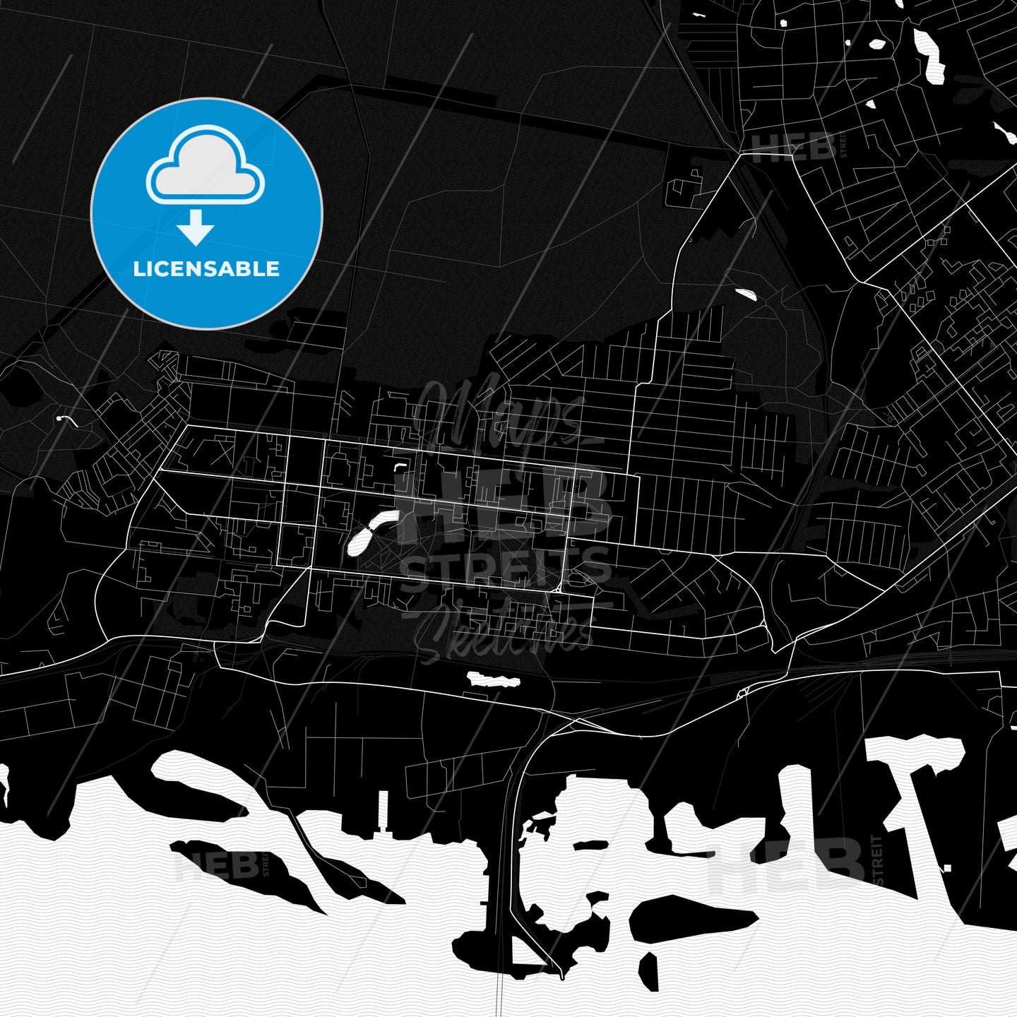 Zelenodolsk, Russia PDF map