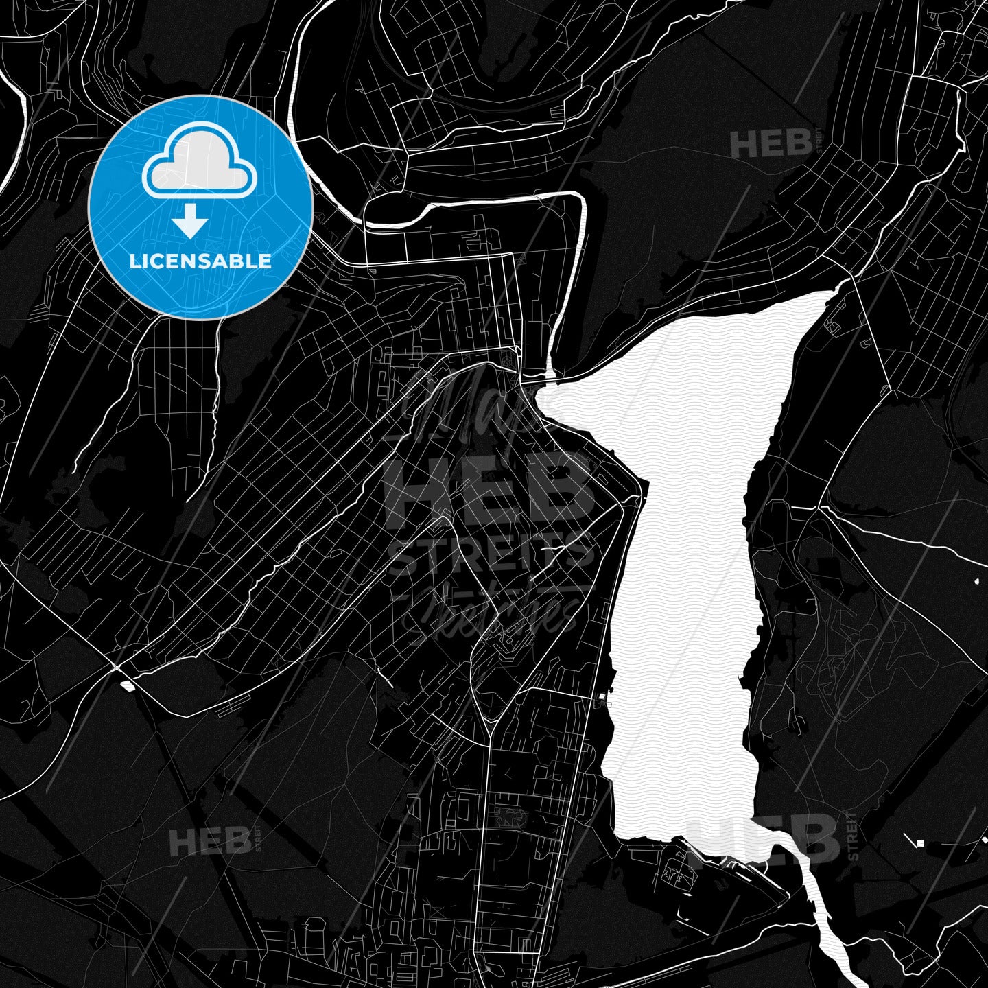 Zlatoust, Russia PDF map