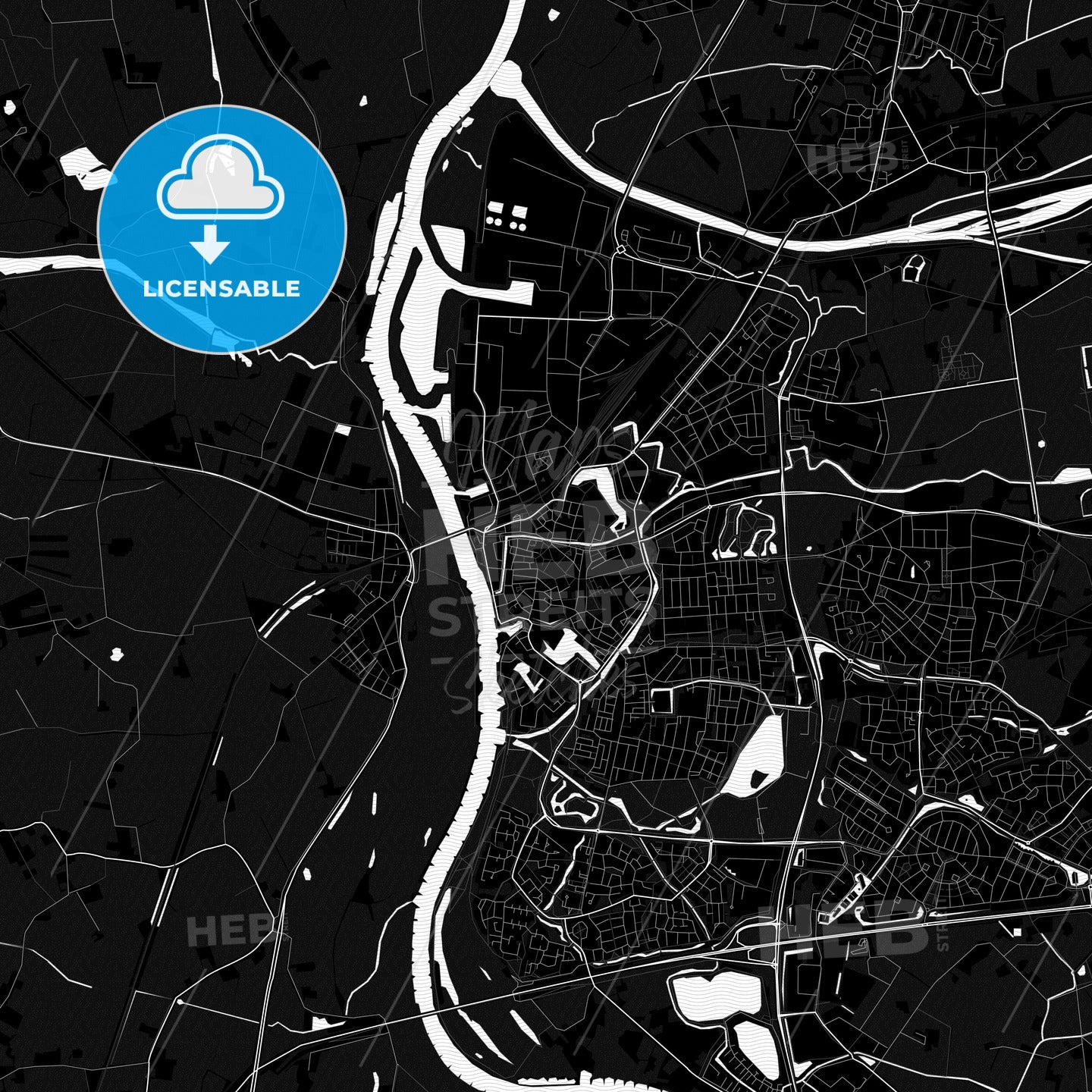 Zutphen, Netherlands PDF map