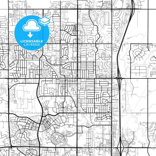 Layered PDF map of Ankeny, Iowa, United States