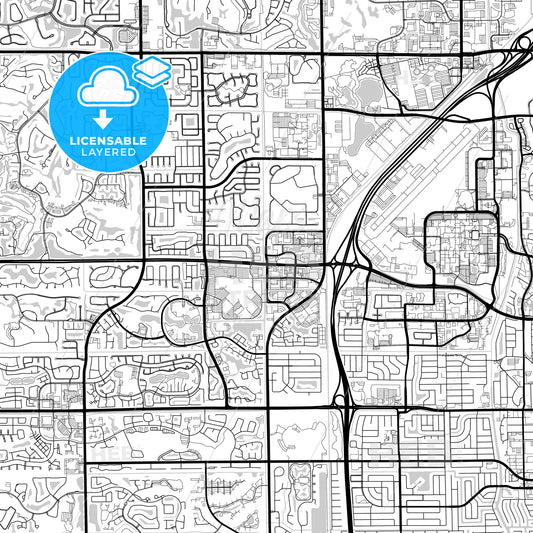Layered PDF map of Boca Raton, Florida, United States