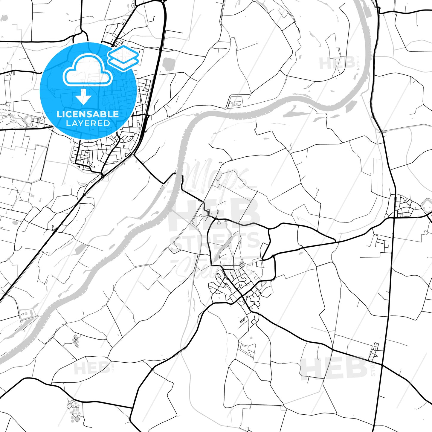 Layered PDF map of Bronckhorst, Gelderland, Netherlands