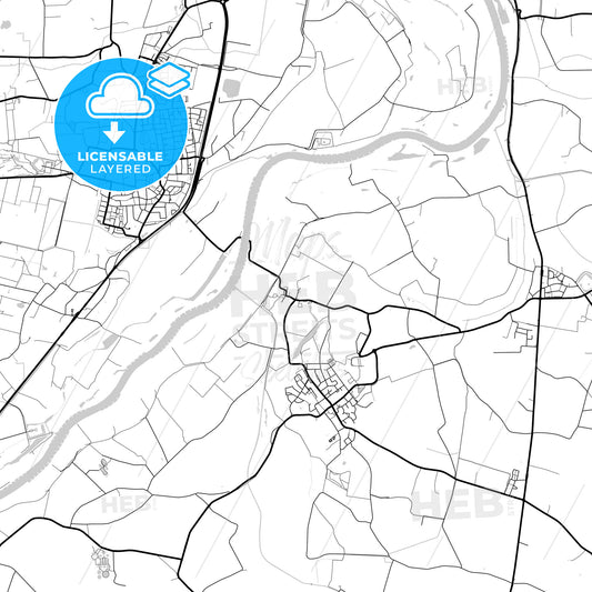 Layered PDF map of Bronckhorst, Gelderland, Netherlands