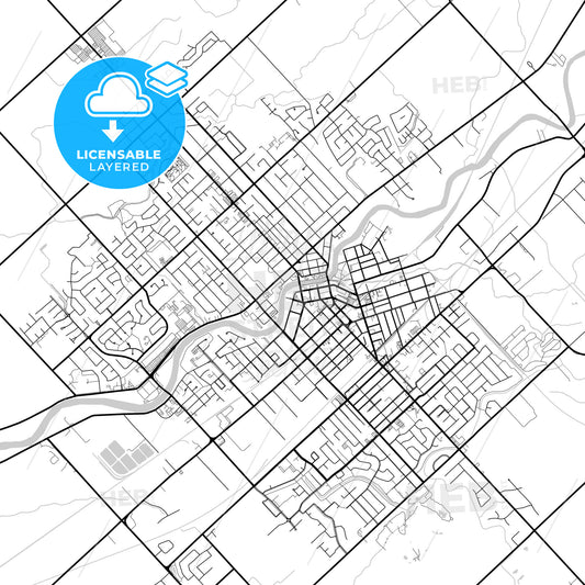 Layered PDF map of Chatham-Kent, Ontario, Canada