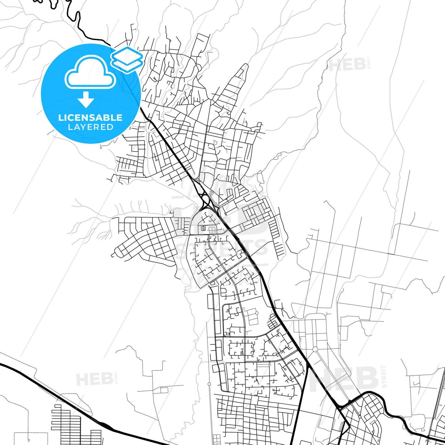 Layered PDF map of El Limon, Venezuela