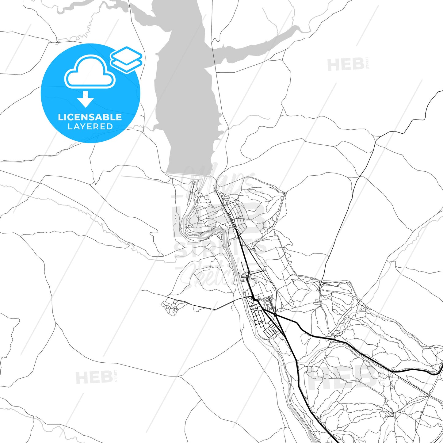 Layered PDF map of Fuencarral-El Pardo, 28048 Madrid, Spain