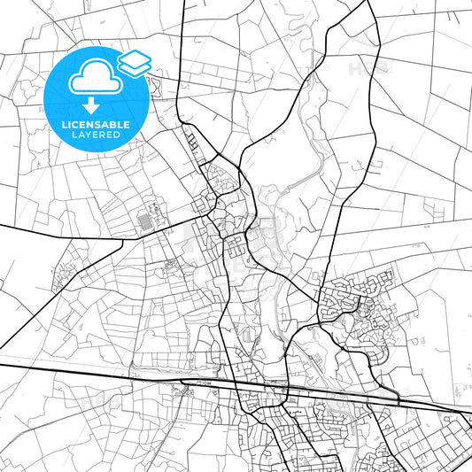 Layered PDF map of Hellendoorn, Overijssel, Netherlands