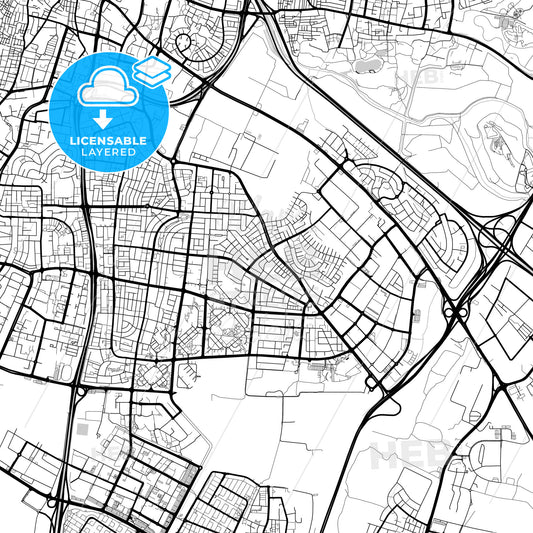 Layered PDF map of Holon, Tel Aviv, Israel
