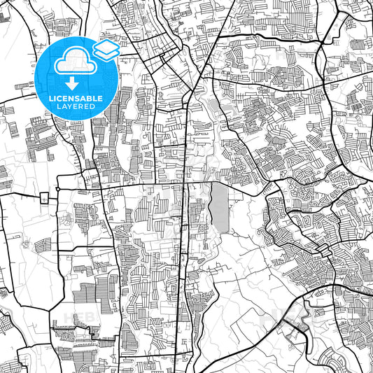 Layered PDF map of Imus, Cavite, Philippines