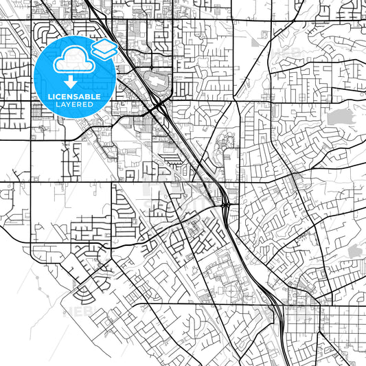 Layered PDF map of Layton, Utah, United States