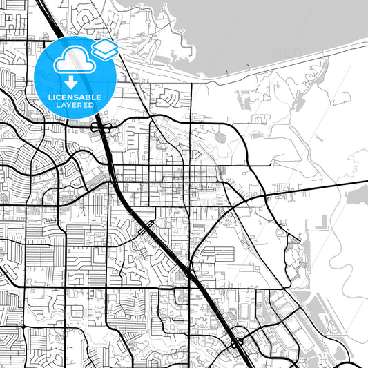 Layered PDF map of Lewisville, Texas, United States