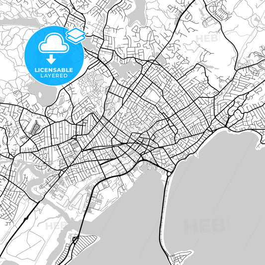 Layered PDF map of Lynn, Massachusetts, United States