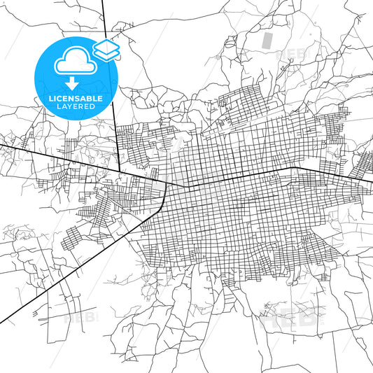 Layered PDF map of Maicao, Colombia