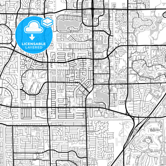 Layered PDF map of Margate, Florida, United States