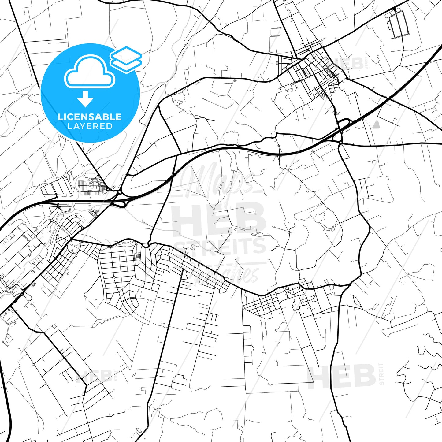 Layered PDF map of Marratxí, 7141, Spain