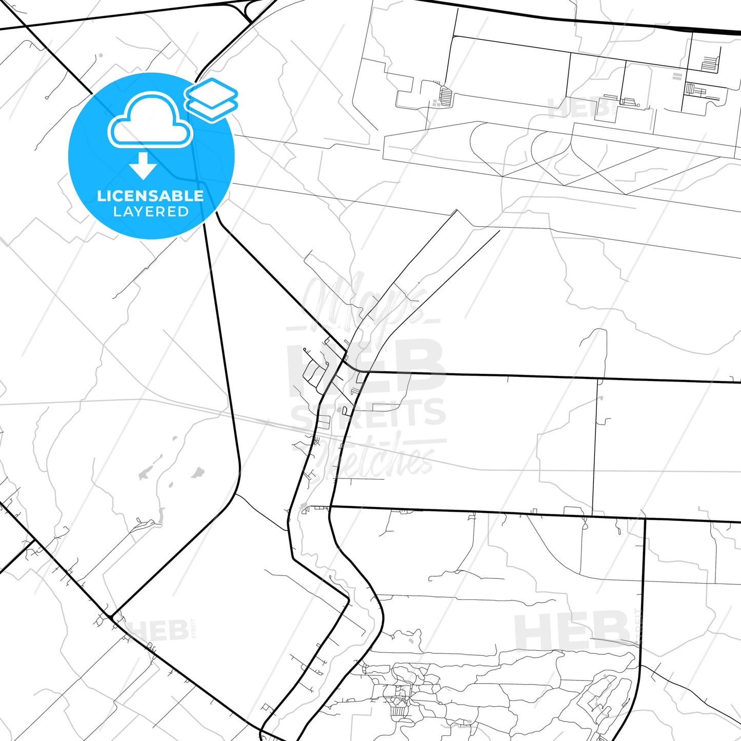 Layered PDF map of Mirabel, Quebec, Canada